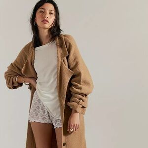 Free People We The Free Trespass Trench Sweater ✨ Size Large